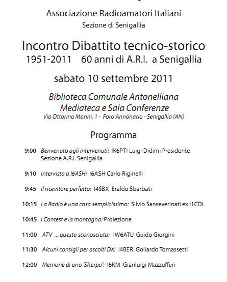 Programma manifestazione